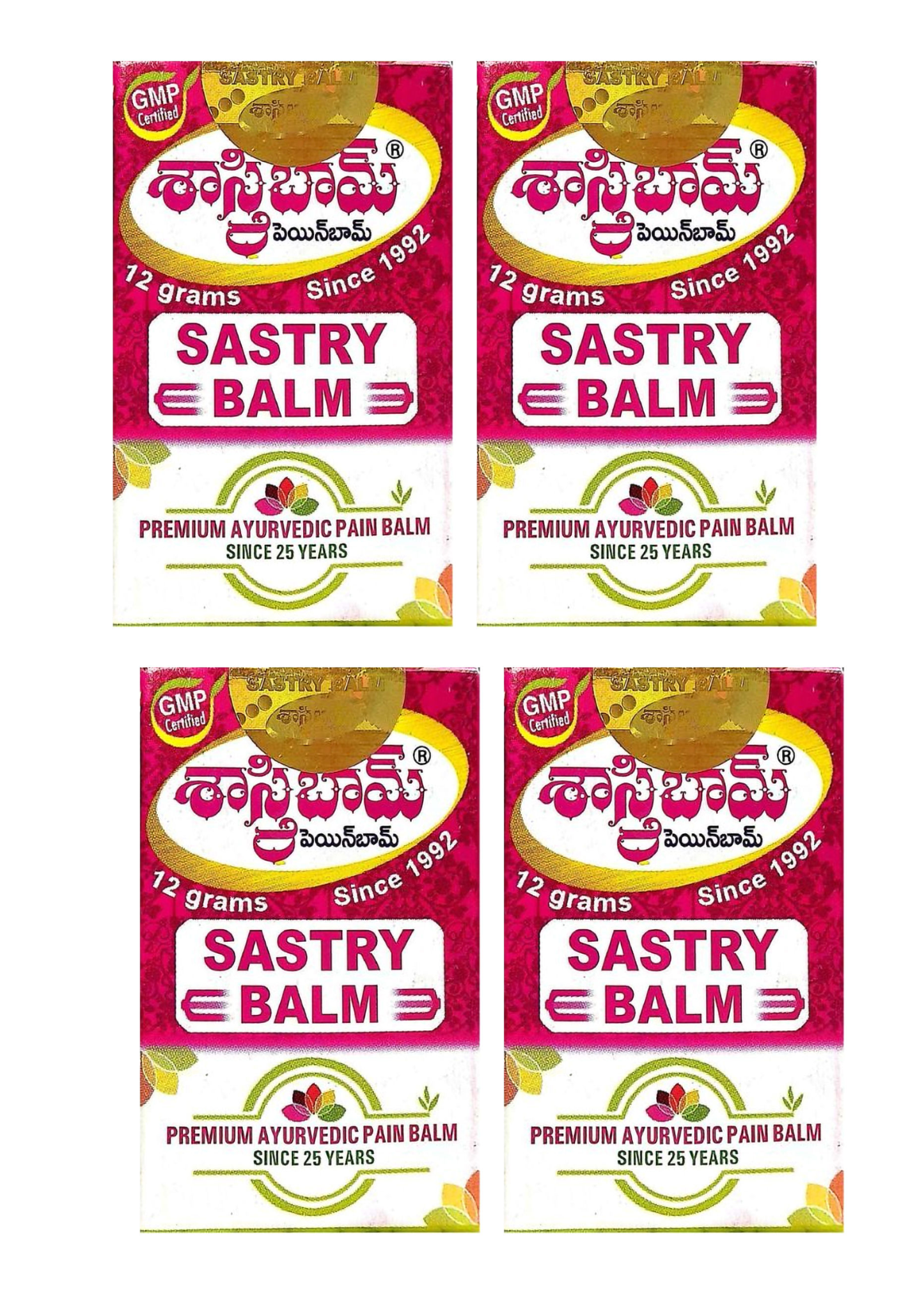 Sastry Balm (Pack Of 4)
