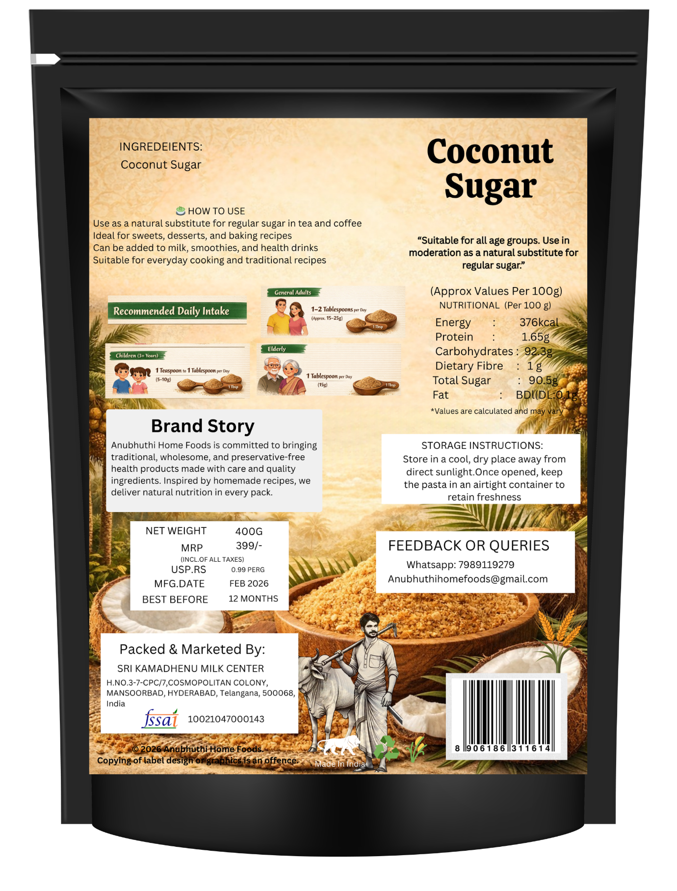Coconut Sugar 400g