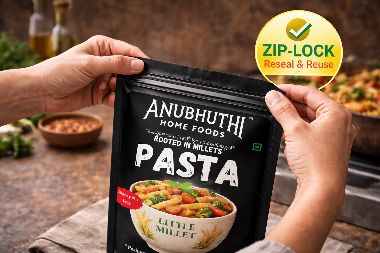 Little Millet Pasta 200g - Anubhuthihomefoods