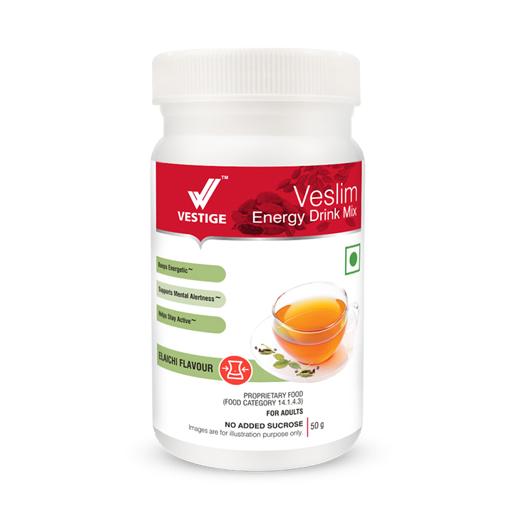 Vestige Veslim Energy Drink Mix (Elaichi) 50g