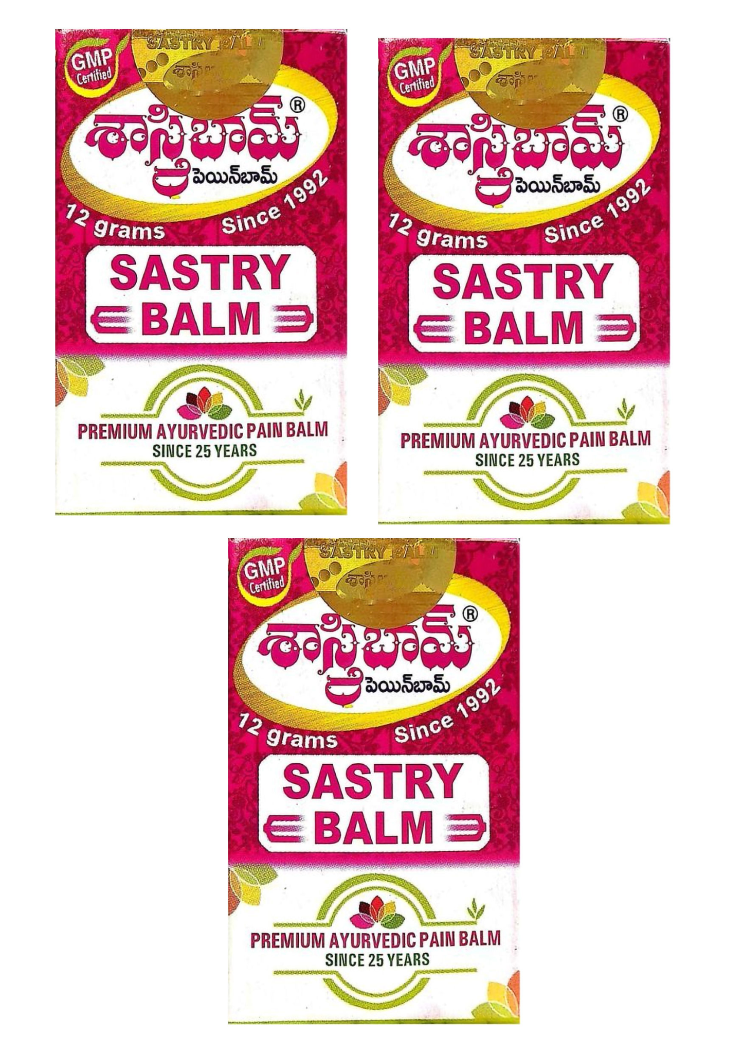 Sastry Balm (Pack Of 3)