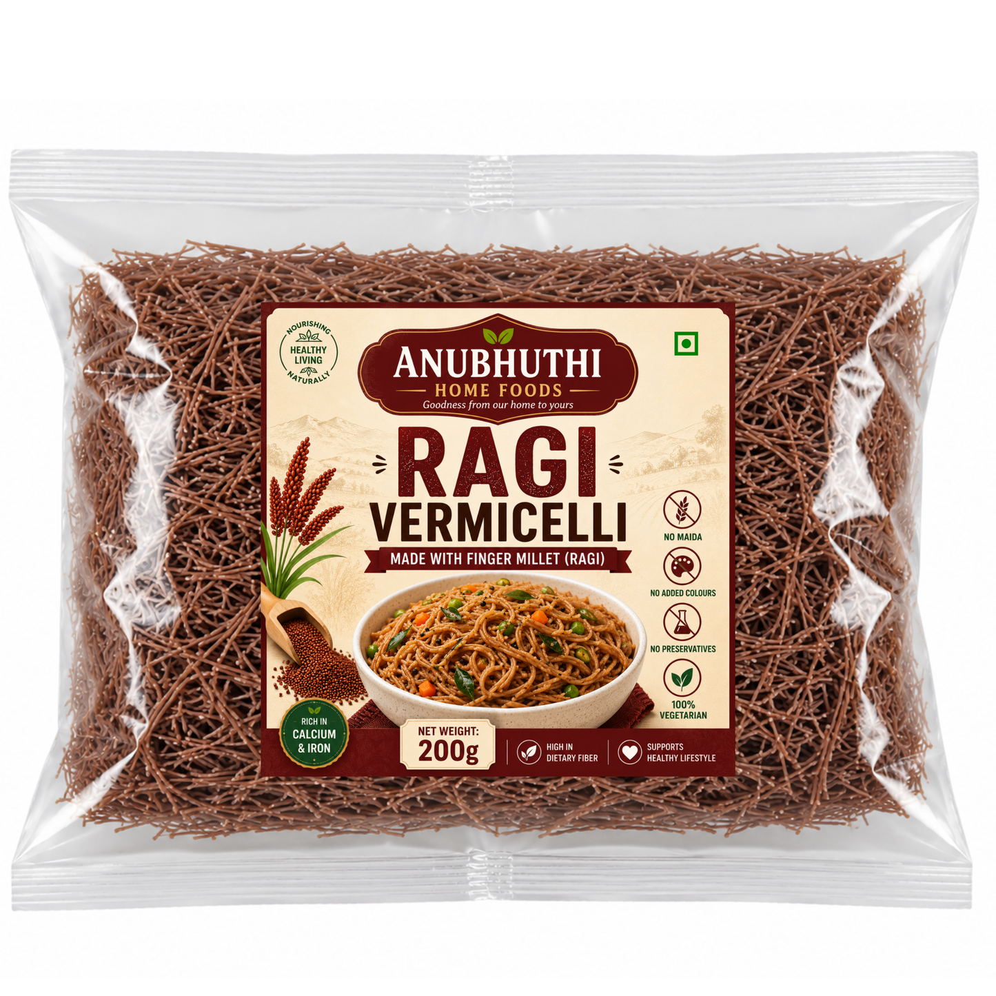 Ragi Millet Vermicelli  200g (Pack of 2)