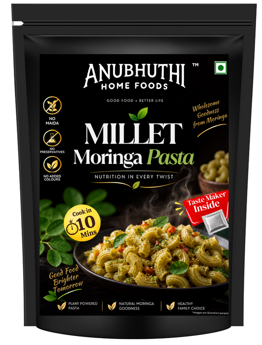 Moringa Millet Pasta | Cook in 10 Minutes | Delicious & Convenient Pasta | 175g