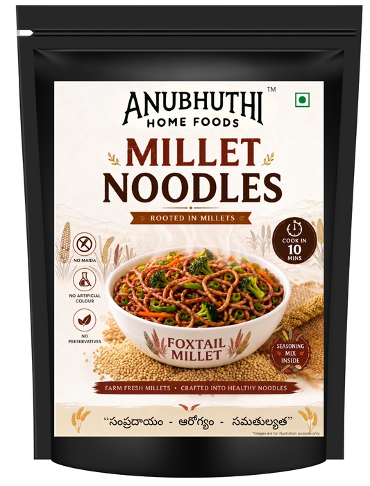 Foxtail  Millet Hakka Noodles 200g (Pack of 2)
