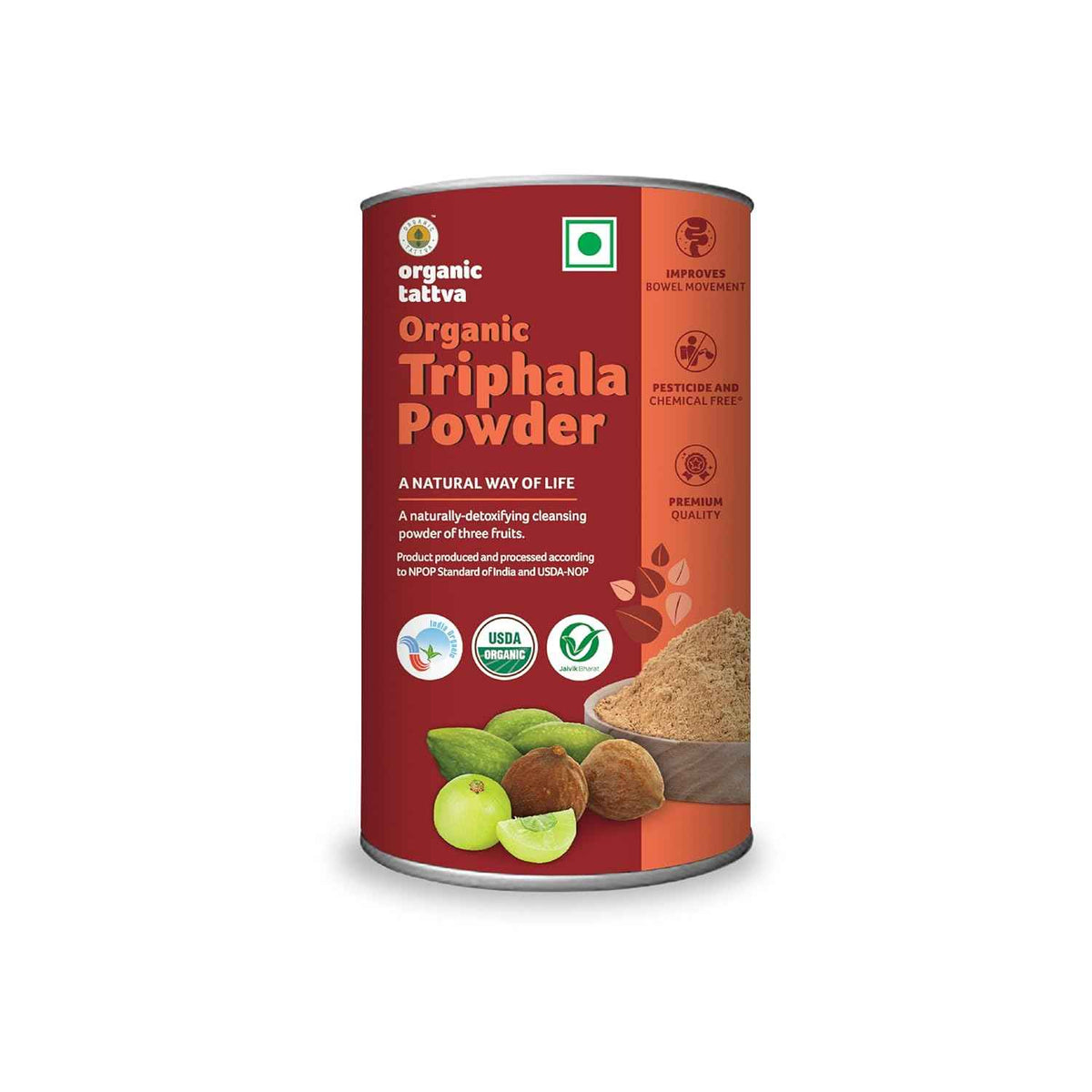 organic tattva Tripala Powder 100g