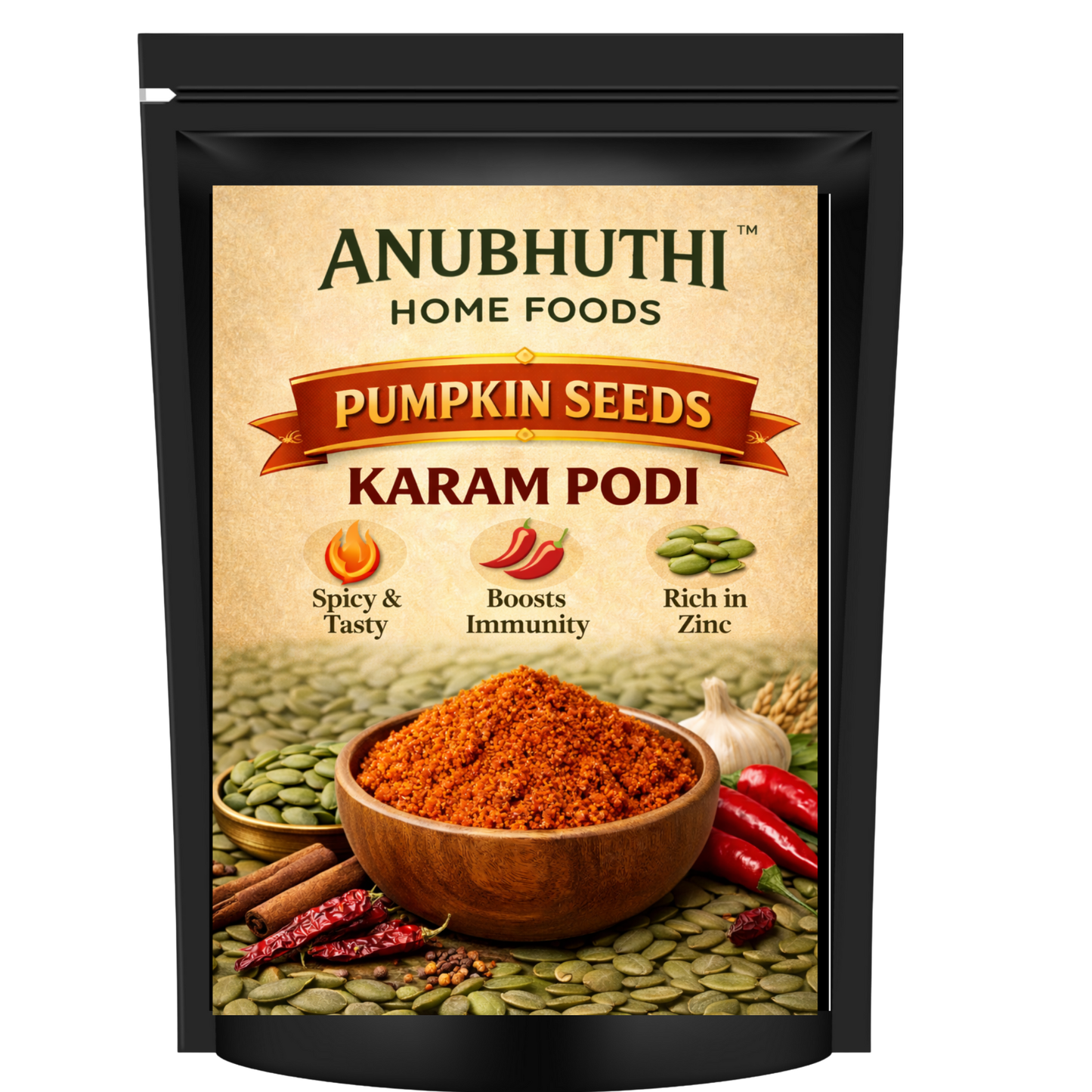 Pumpkin Seed  Karam Podi 100g
