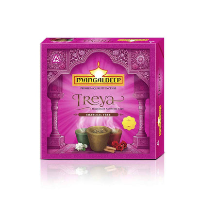 Mangaldeep Treya Power of 3in1 Sambrani Cups - 9 Cups