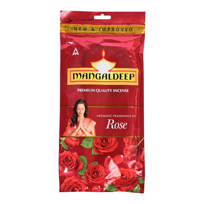 Mangaldeep Rose Puja Zip lock Agarbatti 125 g