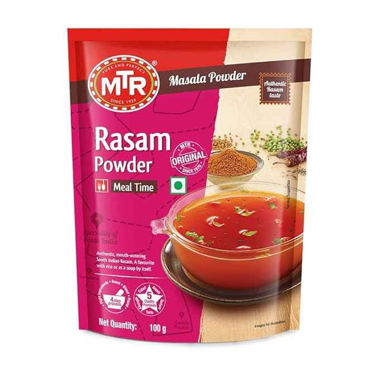 MTR Rasam Powder | Traditional Masalas | Authentic Spiced South-Indian Soup | 100g