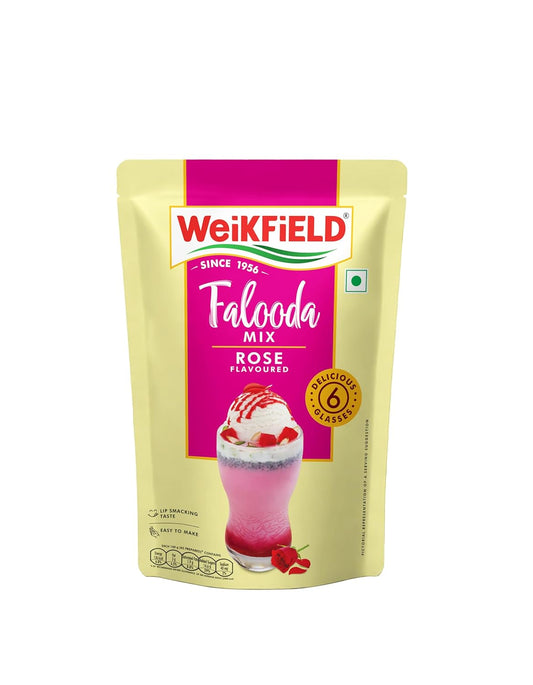 Weikfield Falooda Mix 200 g Pouch | Rose Flavoured