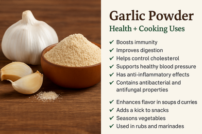 Garlic powder 200g ( No added colours, No preservatives, and No artificial flavours )