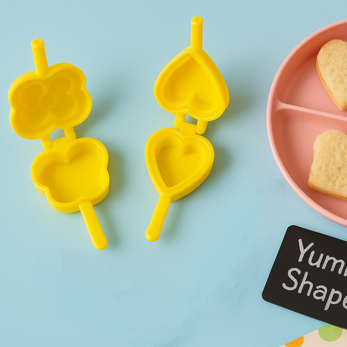 Plastic Cookie Cutter Mould Set (6 Pc)