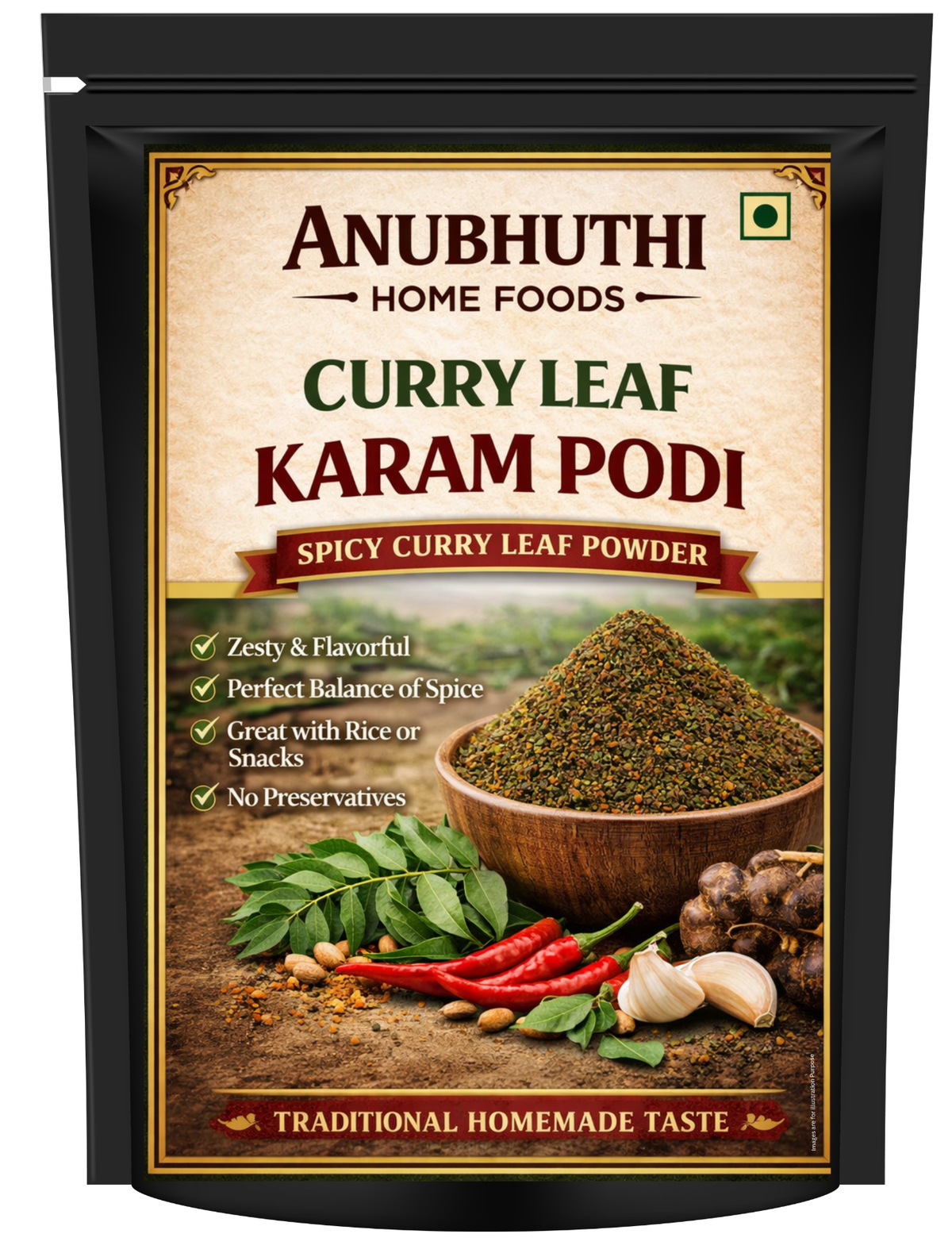 Curry Leaf karam Podi 100g