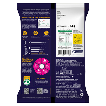 24 Mantra Organic Low GI Rice 5kg