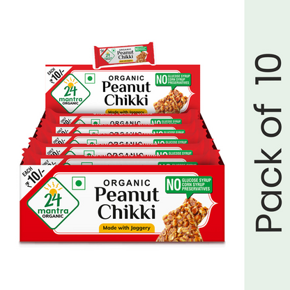 24 Mantra Organic Peanut Chikki