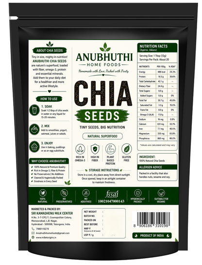 Chia Seeds 1500g