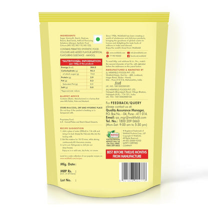 Weikfield Falooda Mix 200 g Pouch | Mango Flavoured