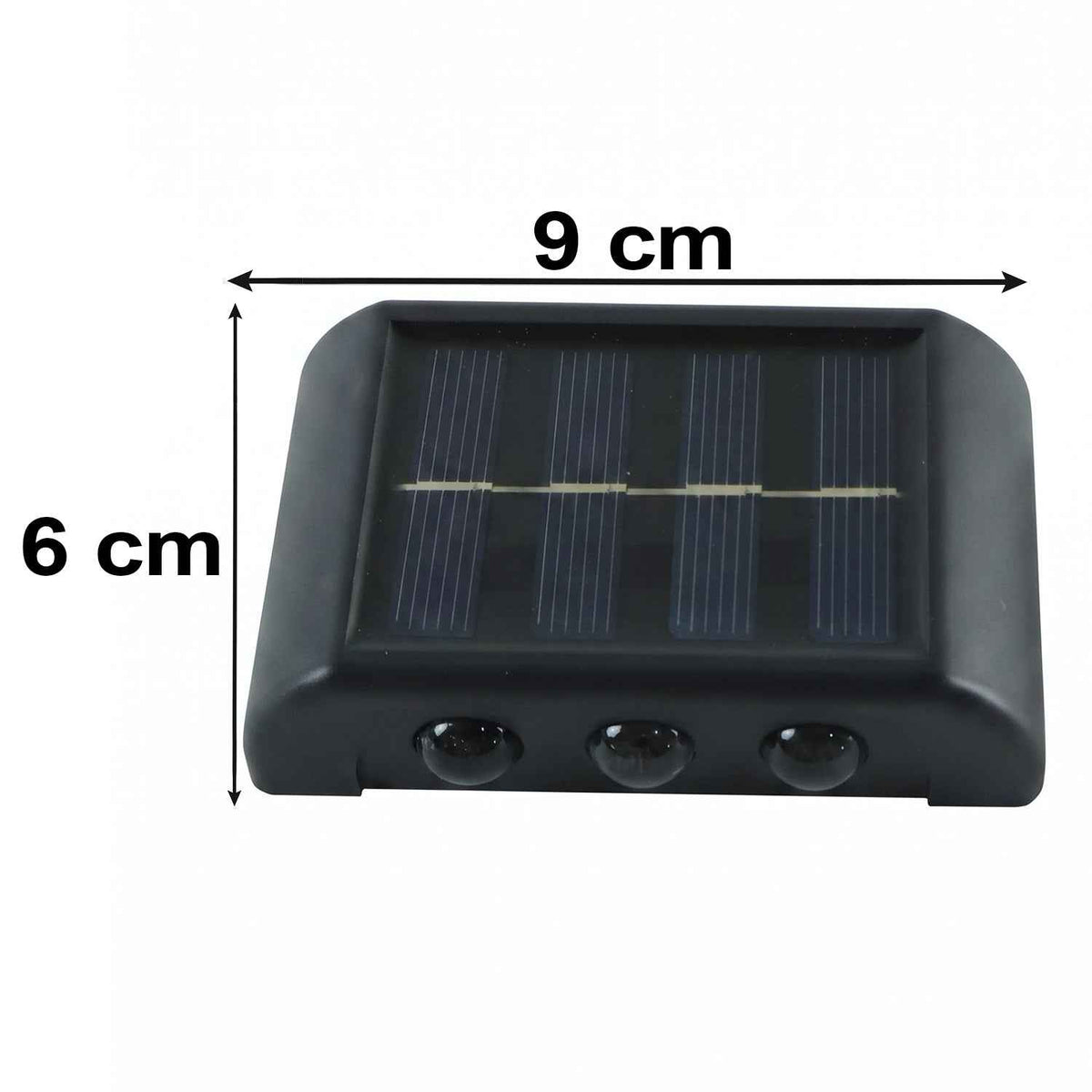 Solar Powered Sensor Led Wall Light For Garden Fence And Outdoor Use (1 Piece)