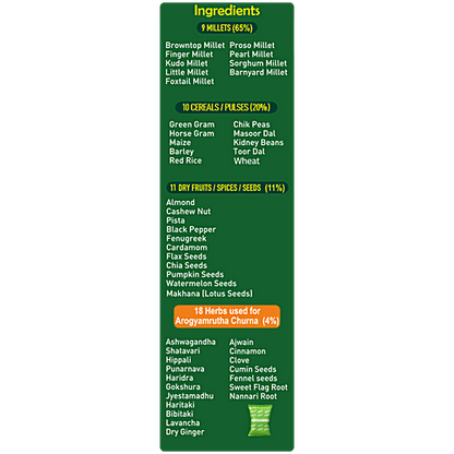 Millex Healthy Millet Mix Powder With Arogyamrutha Churna, 500 g