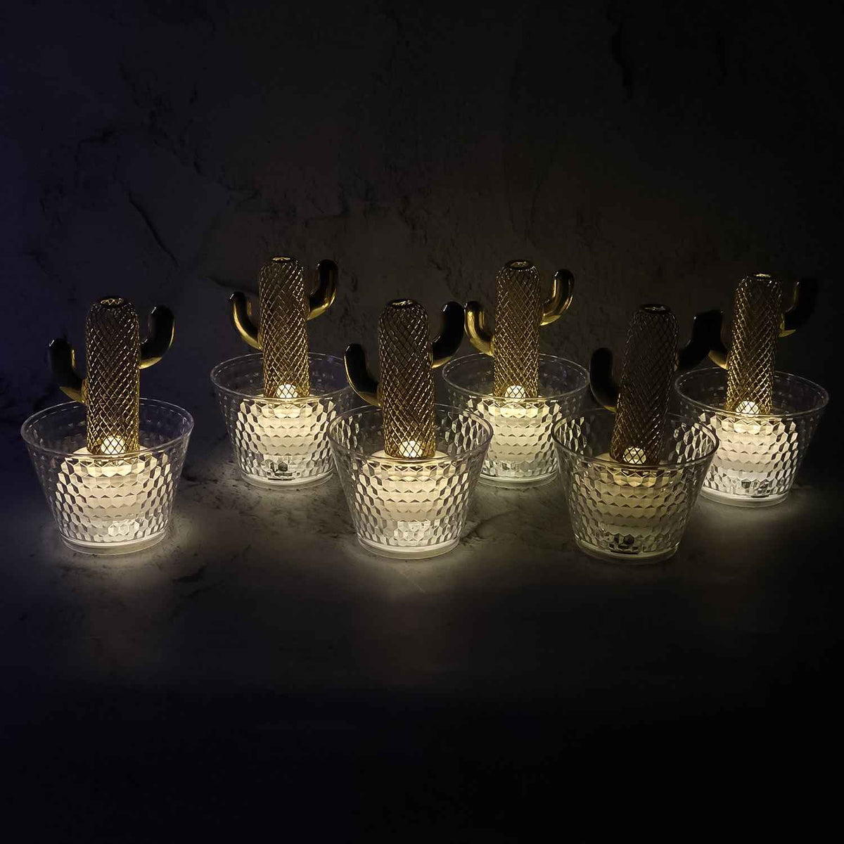 Led Flameless Decorative Candles (6 Pc)