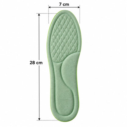 Soft Foam Shoe Insoles With Textured Surface For Daily Wear (1 Pair Size 45-46)