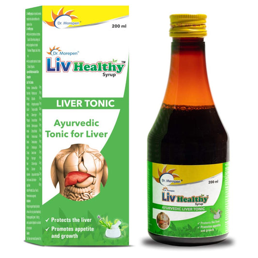 DR. MOREPEN Liv Healthy Liver Tonic For Healthy Liver & Digestive Support Ayurvedic Liver Detox Syrup - 200ml