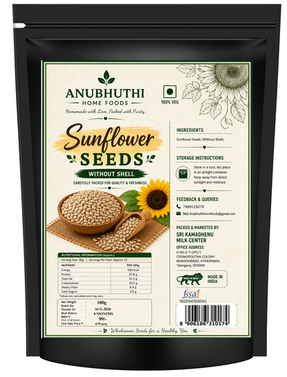 Sunflower Seeds 100g