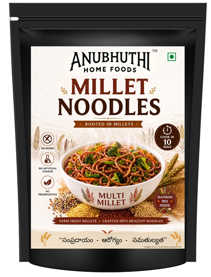 Multi  Millet Hakka Noodles 200g (Pack of 2)
