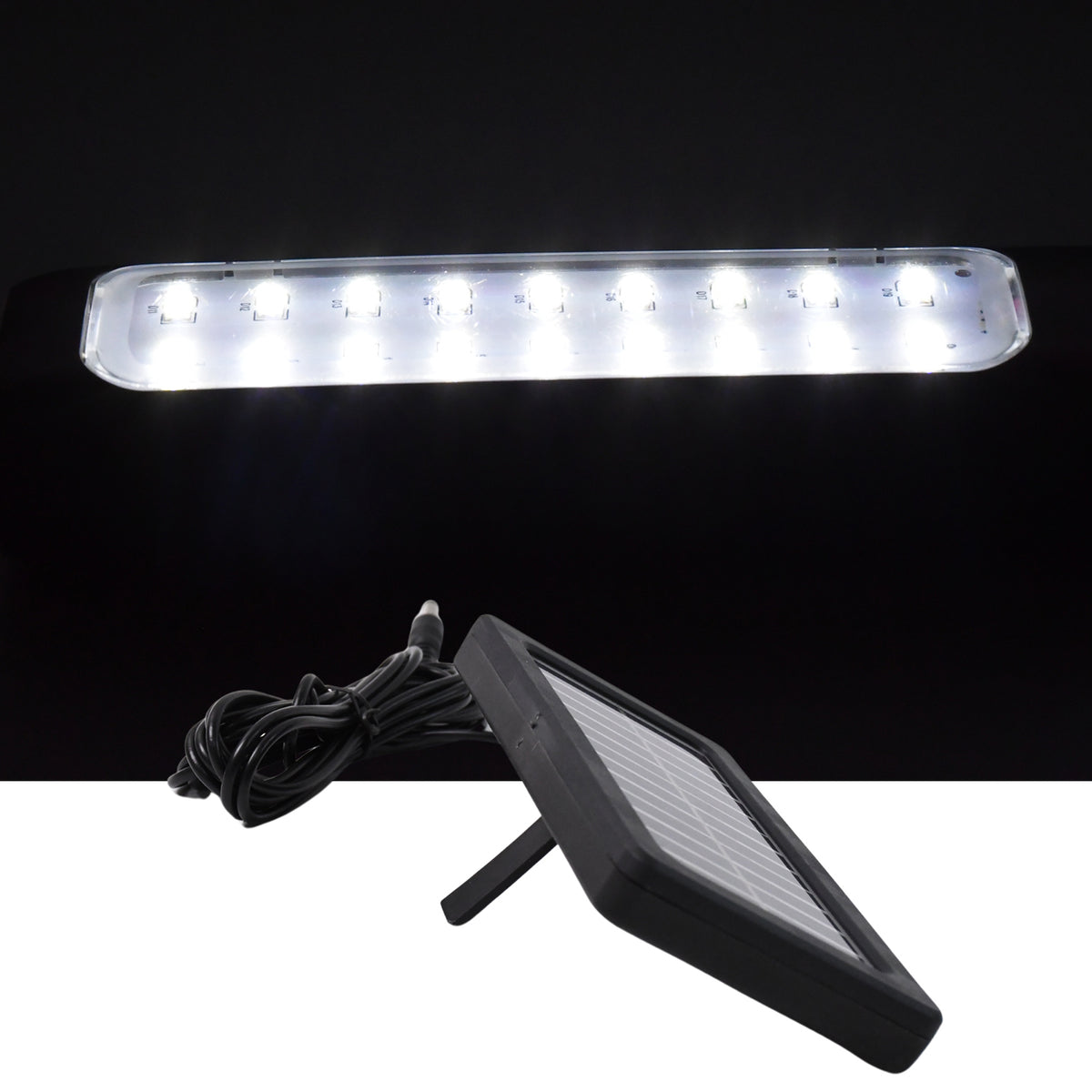 3 Modes Outdoor Indoor Hanging Solar Light  Small 18led  1 Big Led