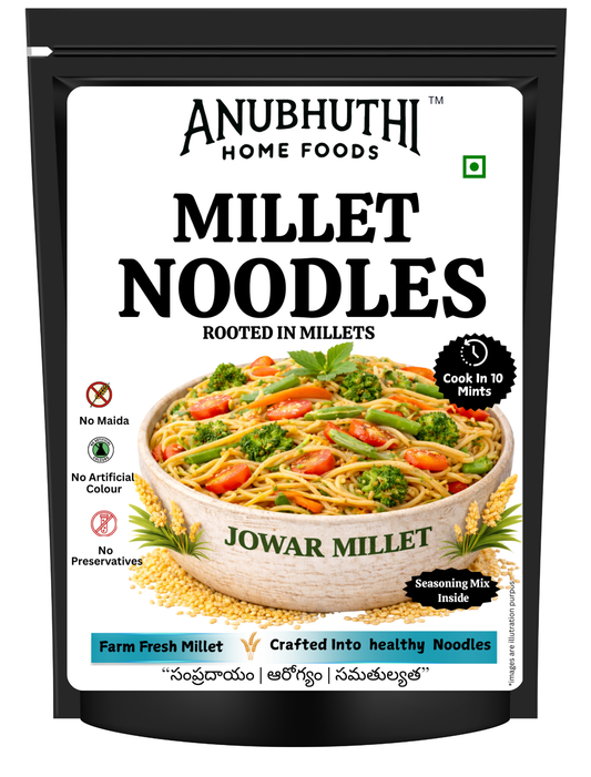 Jowar Millet Hakka Noodles 200g - Anubhuthihomefoods
