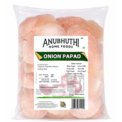 Sabudana Onion Papapd  150g