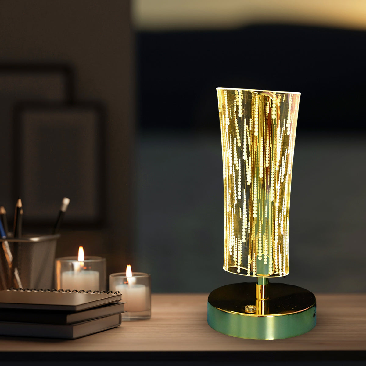 Luxury Crystal Table Lamp (1 Pc)