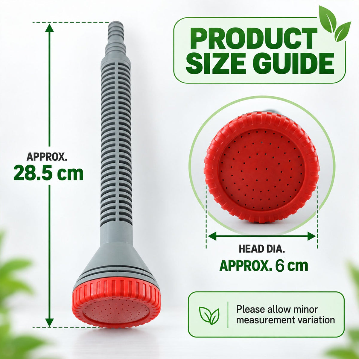 Garden Hose Water Spray Nozzles For Gentle Plant And Flower Watering (2 Pc Set)