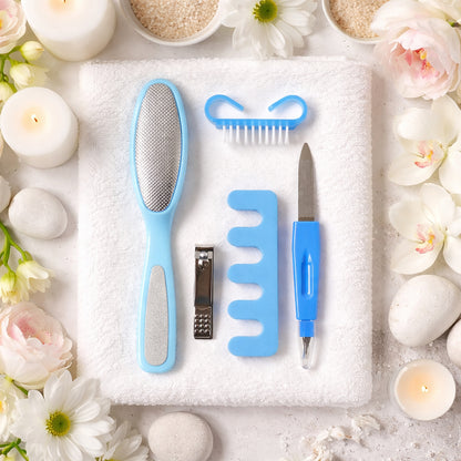 5 In 1 Manicure Pedicure Nail Care Kit (1 Set)