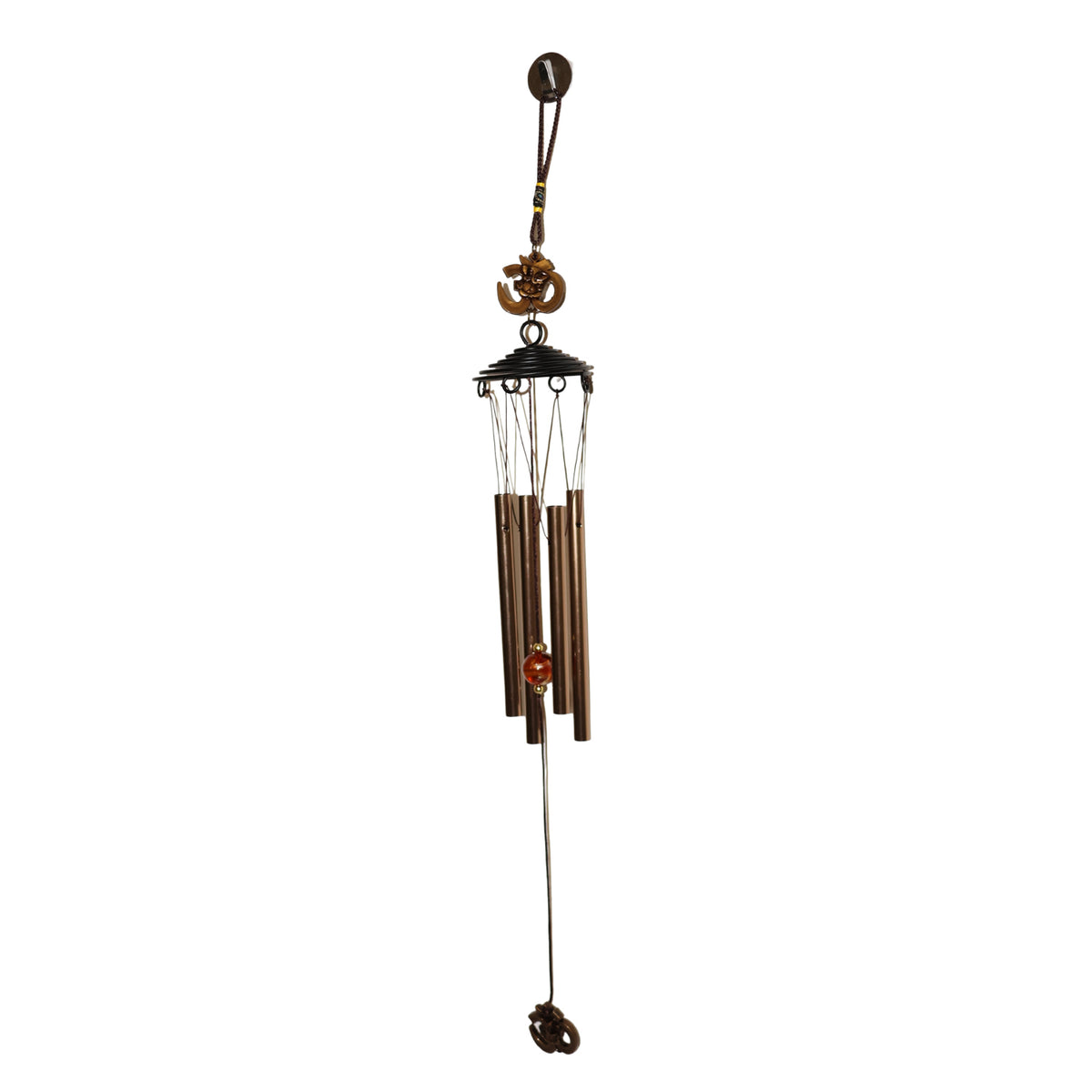 Metal Wind Chime With Om Symbol (1 Pc)