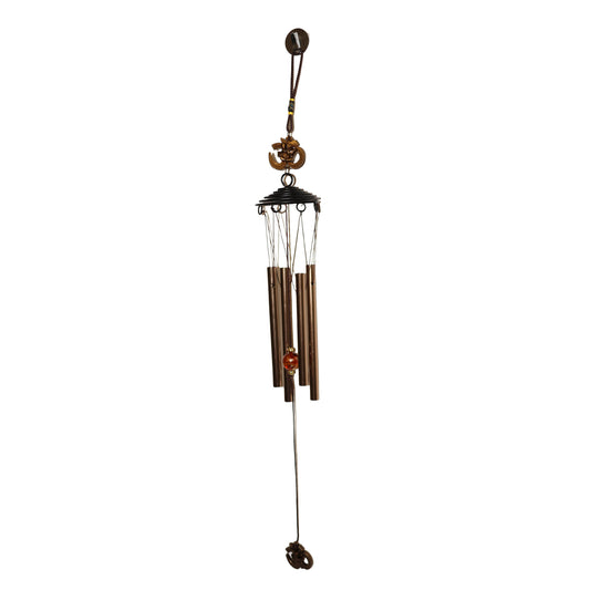 Metal Wind Chime With Om Symbol (1 Pc)