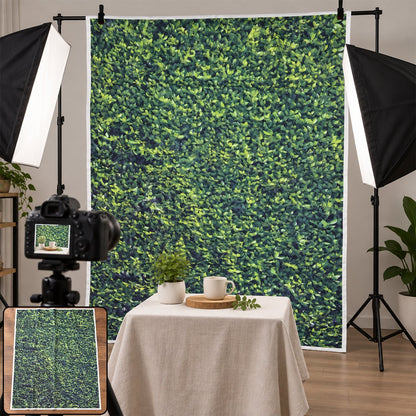 Leaf Print Photography Backdrop Cloth For Product Photos And Decor (100x75 Cm)