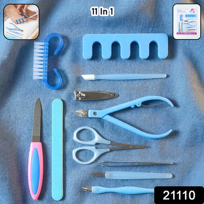 11 In 1 Manicure Pedicure Nail Care Kit Set