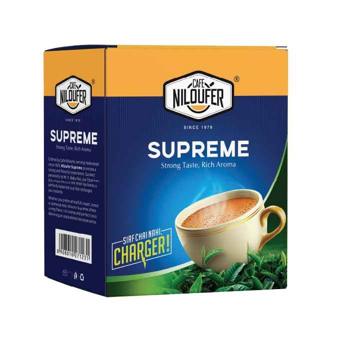 Cafe Niloufer Supreme Tea Powder 250 gms  Strong & Aromatic Blend for Rich Taste