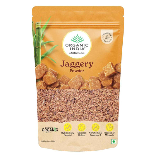 ORGANIC INDIA Jaggery Powder - 500G, Pure & Natural, No Chemical Additives