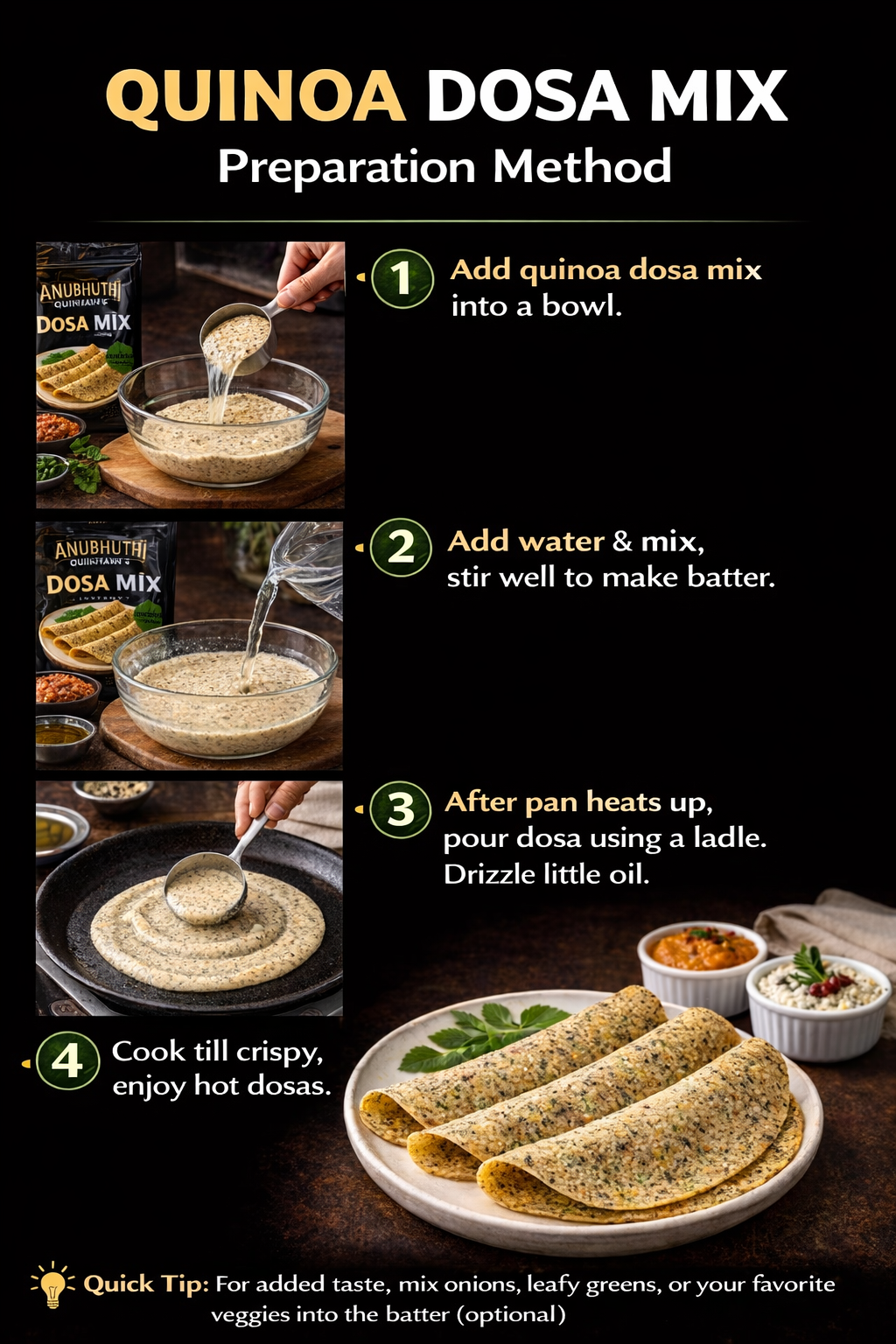Quiona Dosa Mix 250g
