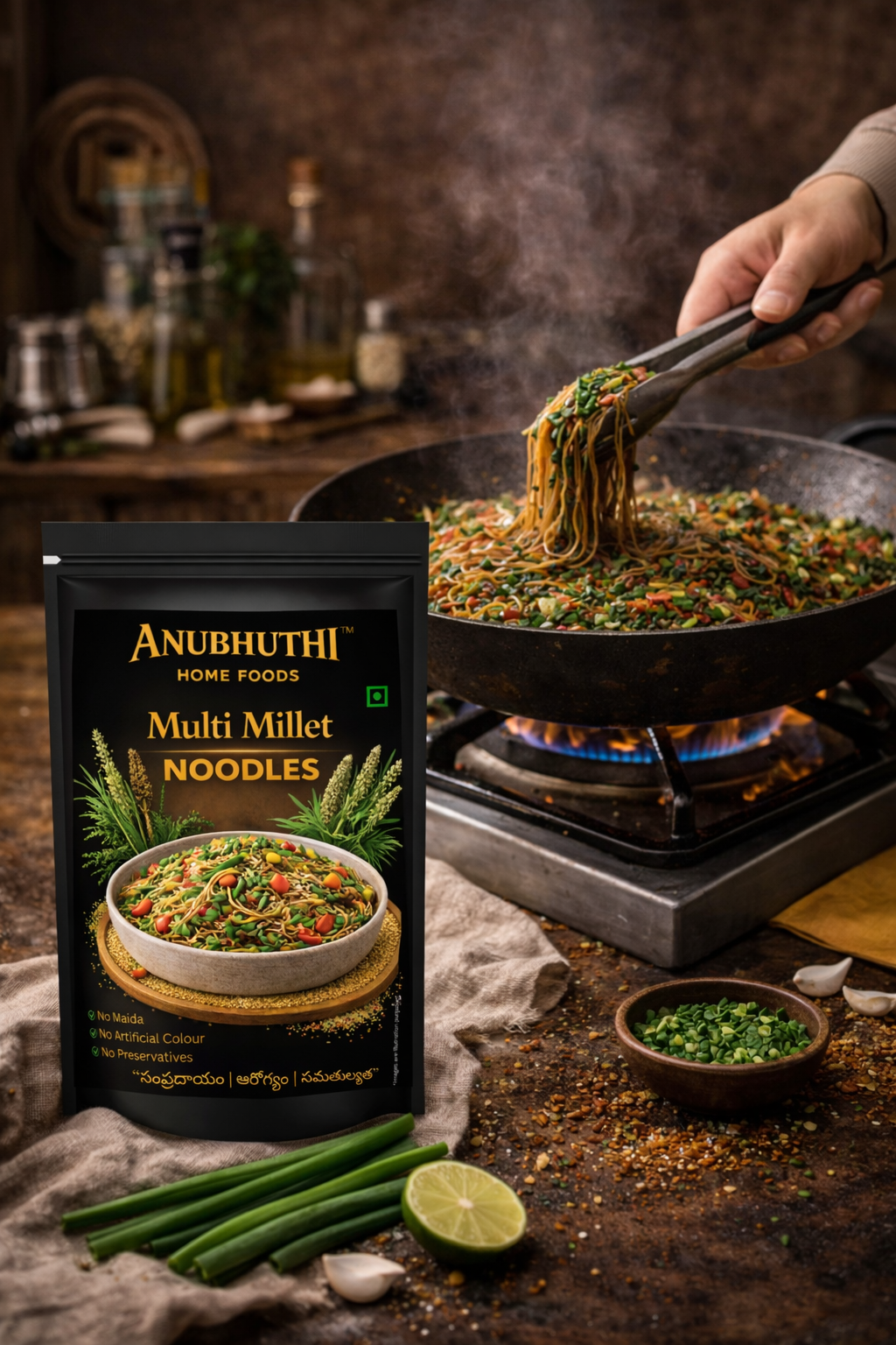 Multi  Millet Hakka Noodles 200g