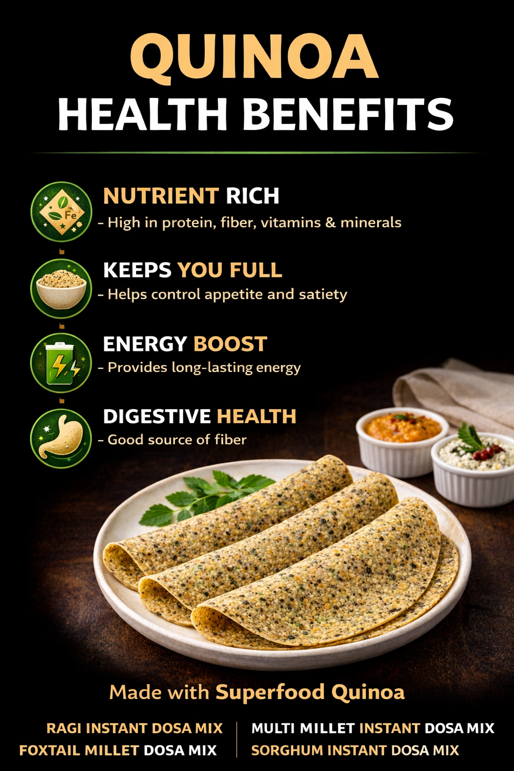 Quiona Dosa Mix 250g
