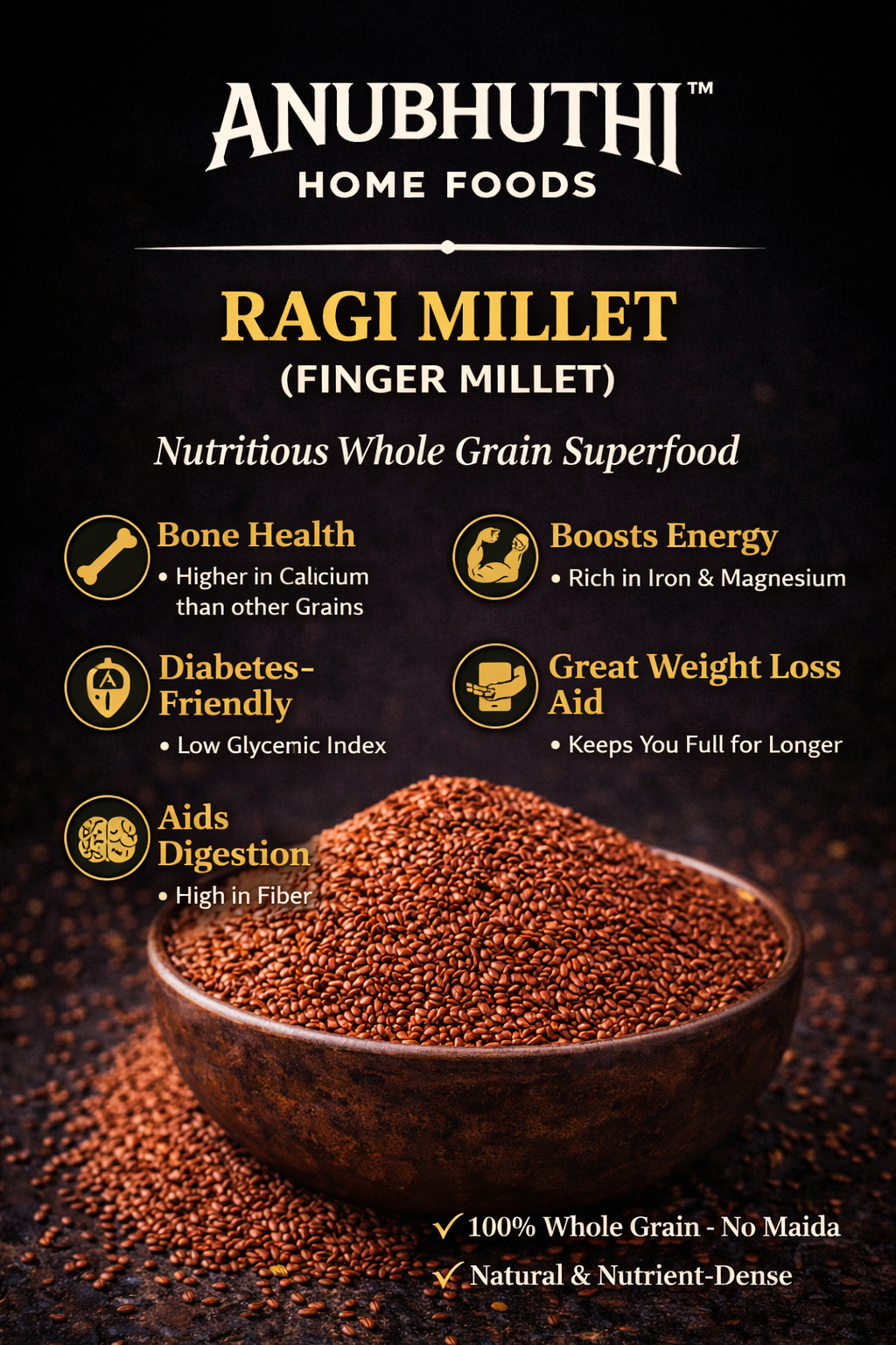 Ragi Millet Hakka Noodles 200g - Anubhuthihomefoods