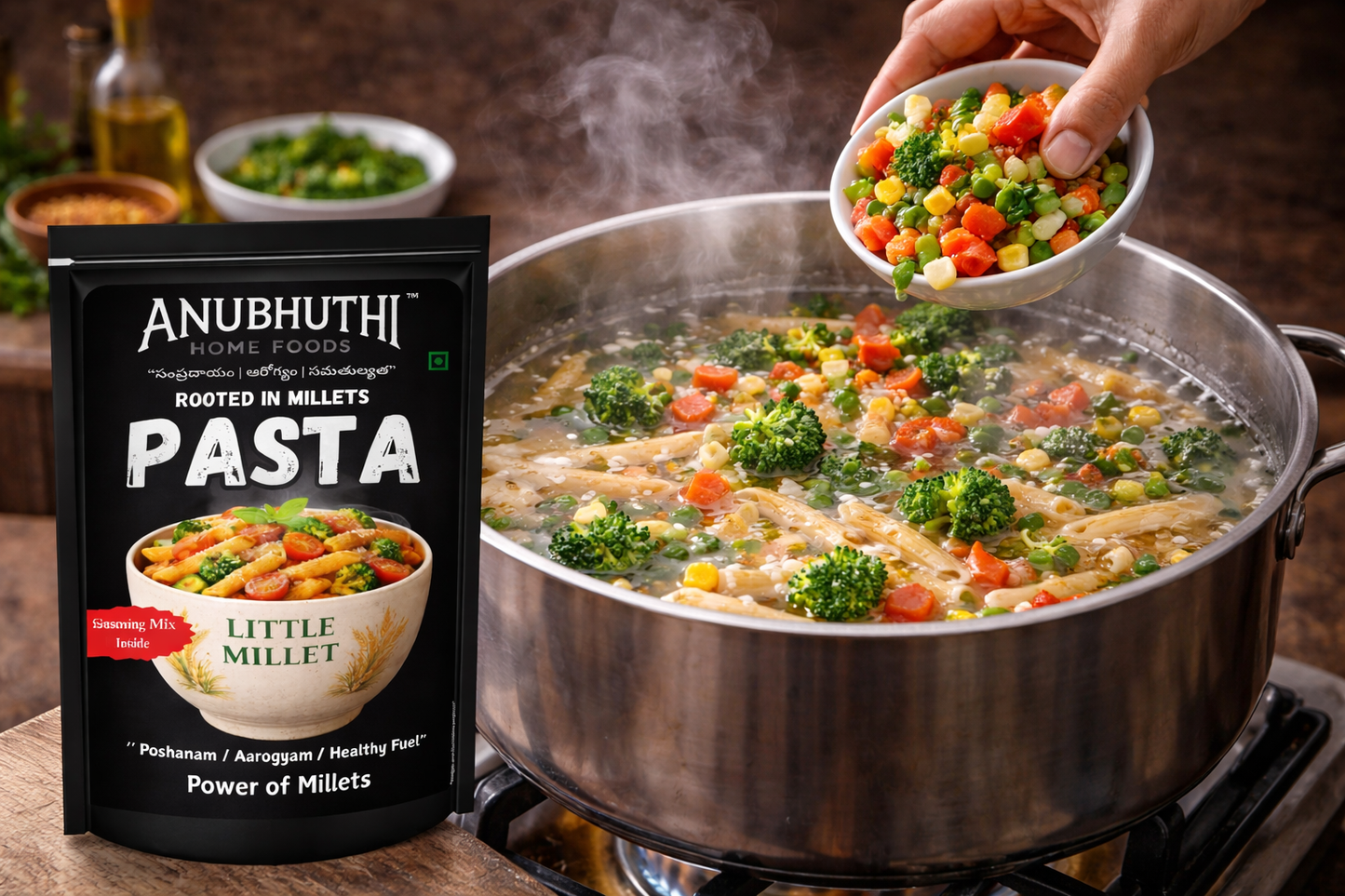 Little  Millet Pasta 200g - Anubhuthihomefoods
