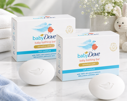 Baby Dove Rich Moisture Bathing Bar, 75g