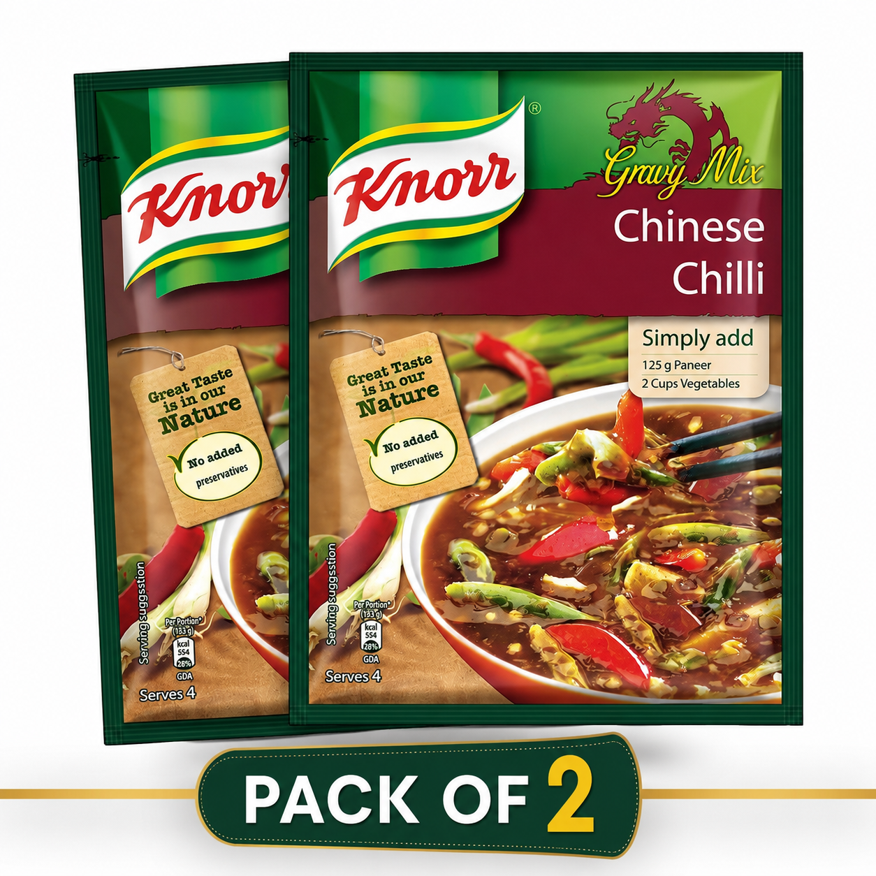 Knorr Chinese Chilli Gravy Mix, Serves 4, 51gm