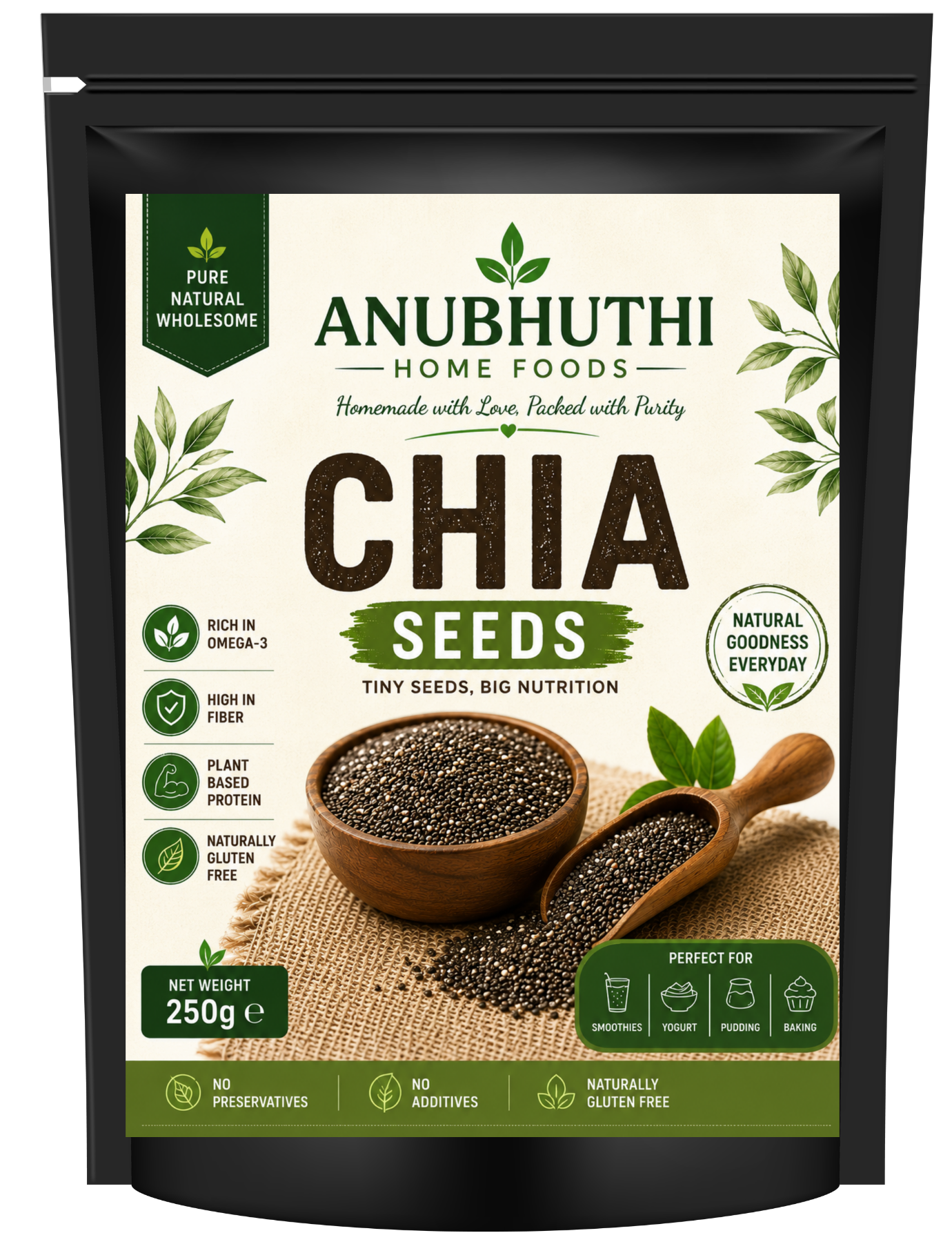 Black Chia Seeds 250g Premium Quality