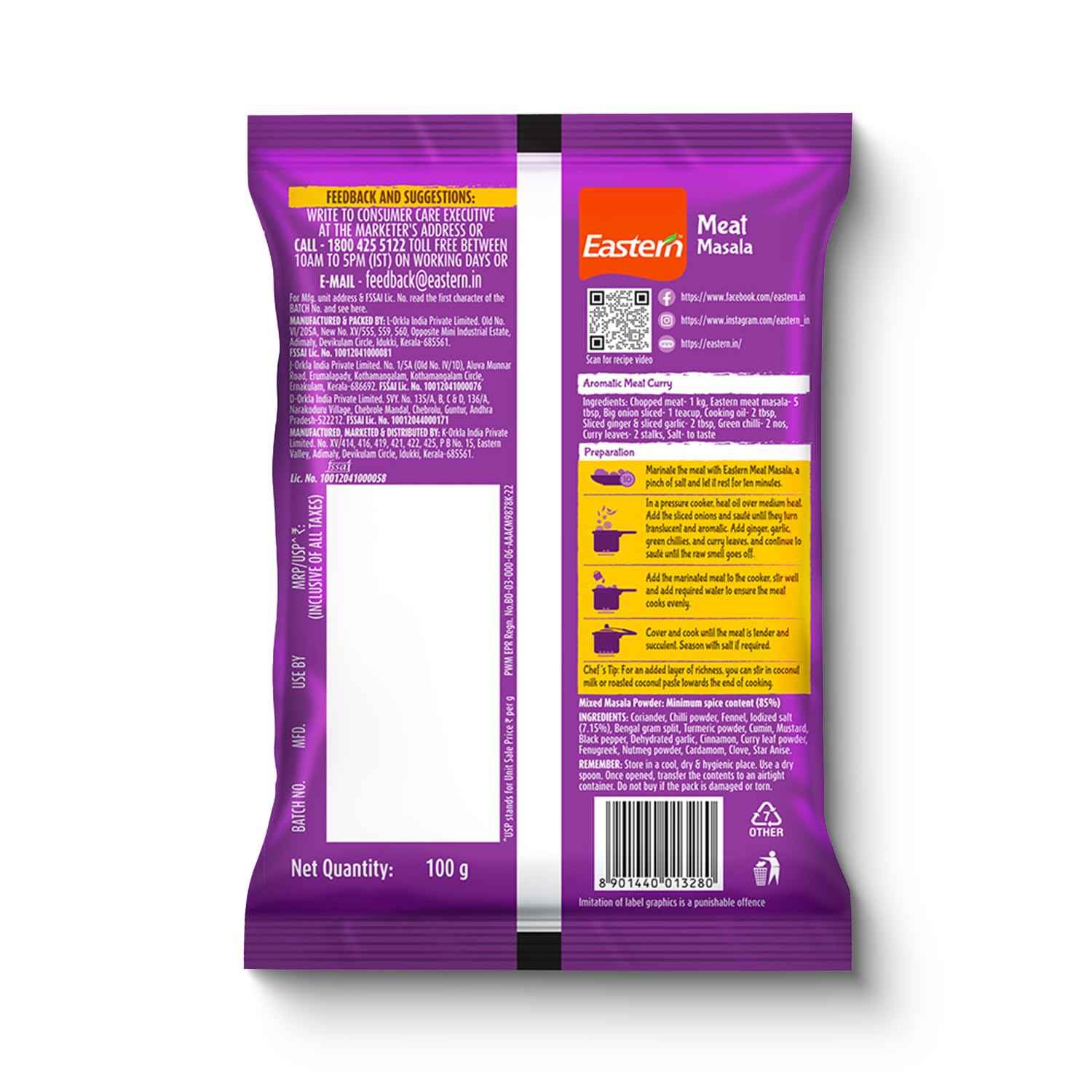 Eastern Meat Masala Powder 100g