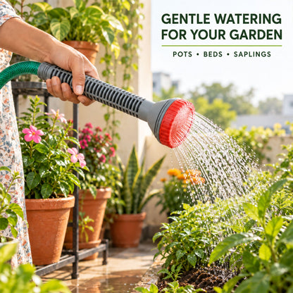 Garden Hose Water Spray Nozzles For Gentle Plant And Flower Watering (2 Pc Set)